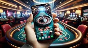 Pengguna mengikuti permainan roulette live dengan antarmuka profesional dan responsif
